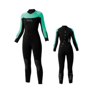 Gull Wetsuit 5 MM Women Fullsuit Black x Easter Green