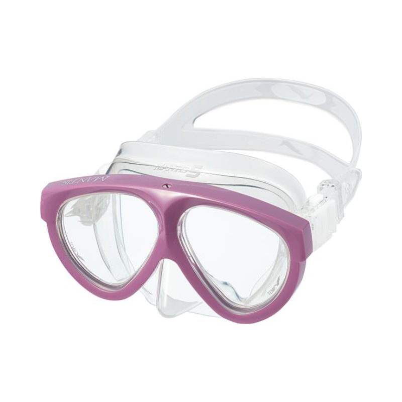 Diving Mask Gull Mantis 5 Clear Silicone Edo Violet
