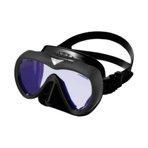 Diving Mask Gull Vader Fanette Black Silicone UV420+AR CUT Black