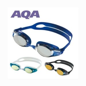 Kaca Mata Renang / Swimming goggles AQA Water Runner Wide Click Mirror 3 KM-1623