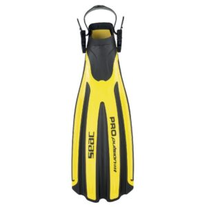 SEAC OPEN HEEL FIN PROPULSION YELLOW M/L